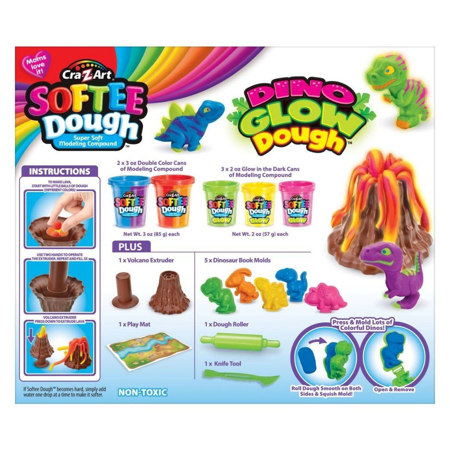 Slika za CrazArt® Djeca plastelin Dino Softee Dough