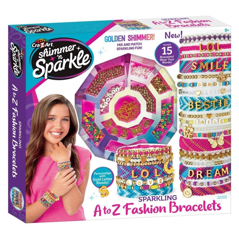 CrazArt® Set za izdelavo zapestnic A-Z Fashion Bracelets