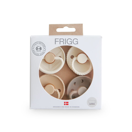 Slika Frigg® Set 4 dudic iz kavčuka Crystal Sparkle (0-6m)