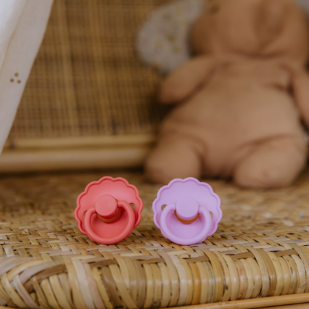 Slika za Frigg® Set 4 duda od kaučuka Rosy Romance (0-6m) 