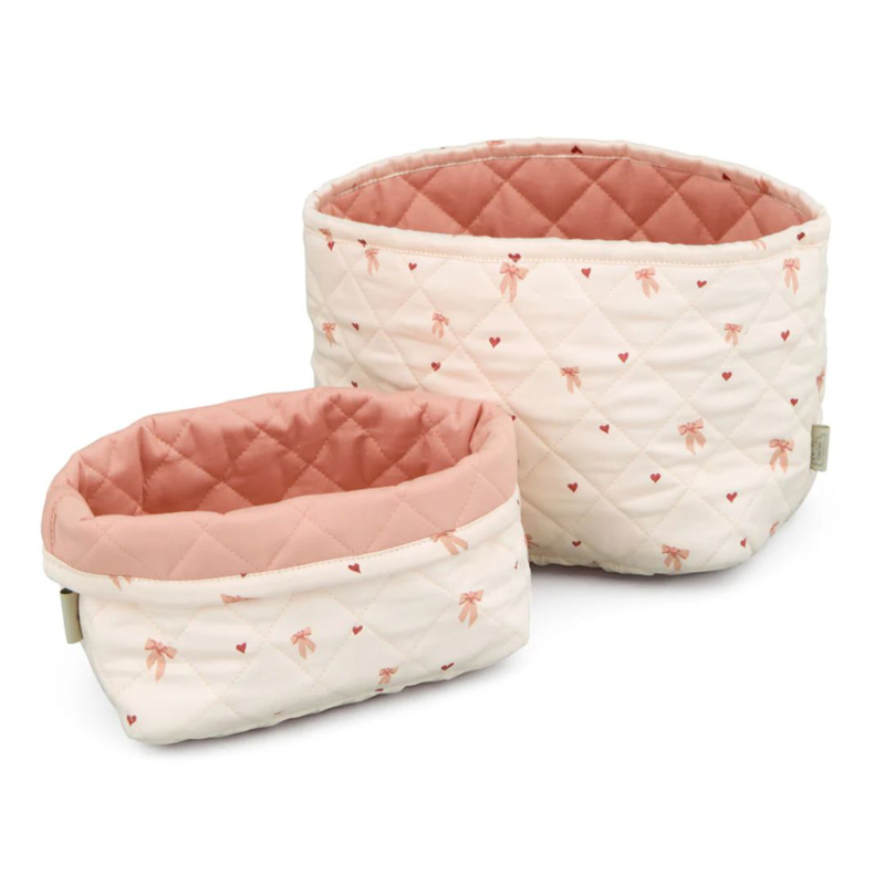 Picture of CamCam® Quilted Storage Baskets OCS Bows