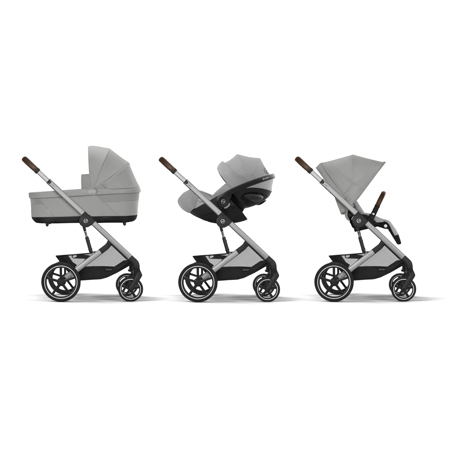 Cybex® Dječja kolica Balios S Lux (0-22 kg) Stone Grey (Silver Frame)