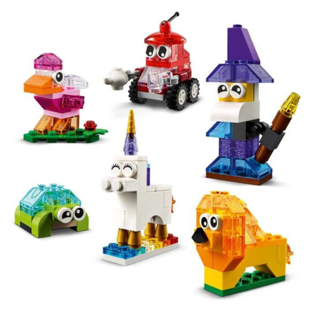 Lego® CLASSIC Ustvarjalne prosojne kocke