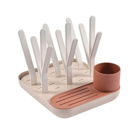 Slika Beaba® Forest odcejalnik za stekleničke Terracotta / Clay