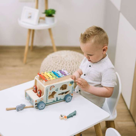 Free2Play® Lesen tovornjak s ksilofonom in živalsko druščino