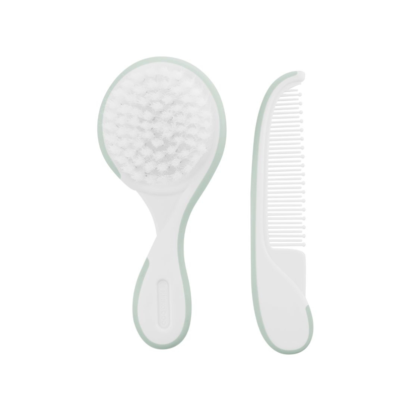 Immagine di KikkaBoo® Set pettine e spazzola Mint
