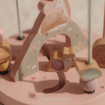 Little Dutch® Aktivna lesena spirala Fairy Garden