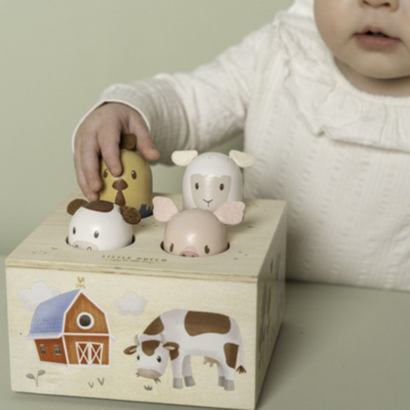 Little Dutch® "Pop up" lesena igrača Little Farm