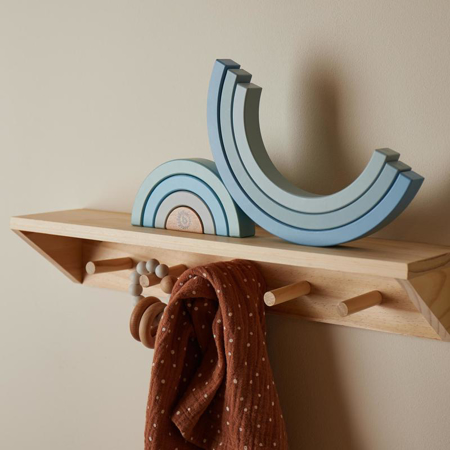 Bieco® Lesena mavrica Blue