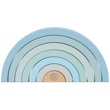 Slika Bieco® Lesena mavrica Blue