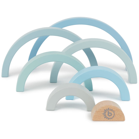 Bieco® Lesena mavrica Blue