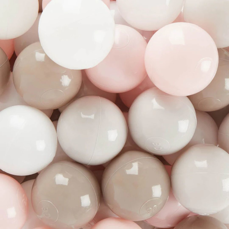 Bieco® Žogice za bazenček Cotton 100 kos