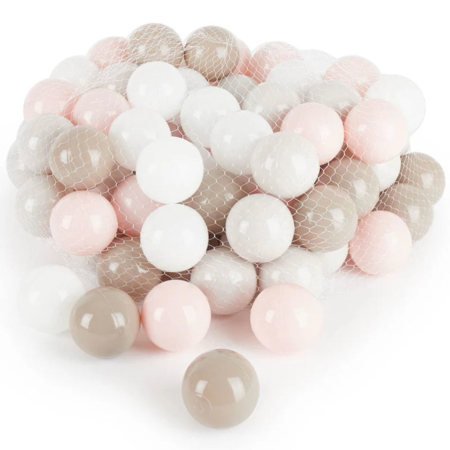 Bieco® Žogice za bazenček Cotton 100 kos