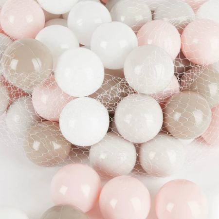 Bieco® Žogice za bazenček Cotton 100 kos