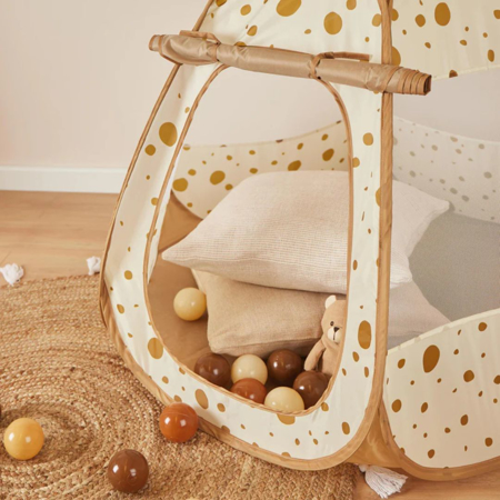 Bieco® Igralni šotor s 50 žogicami Dots