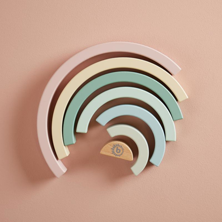 Immagine di Bieco® Arcobaleno in legno Rose