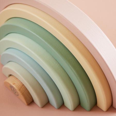 Immagine di Bieco® Arcobaleno in legno Rose