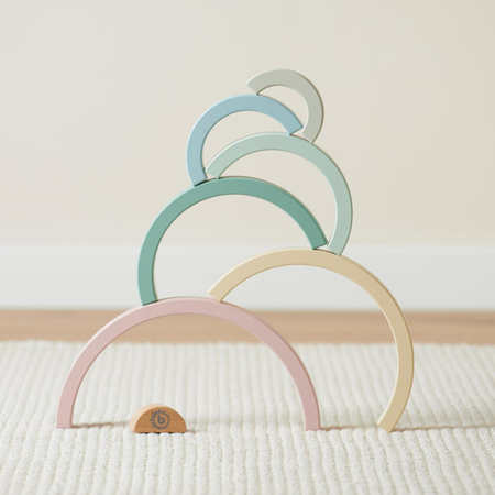Immagine di Bieco® Arcobaleno in legno Rose