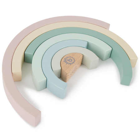 Immagine di Bieco® Arcobaleno in legno Rose