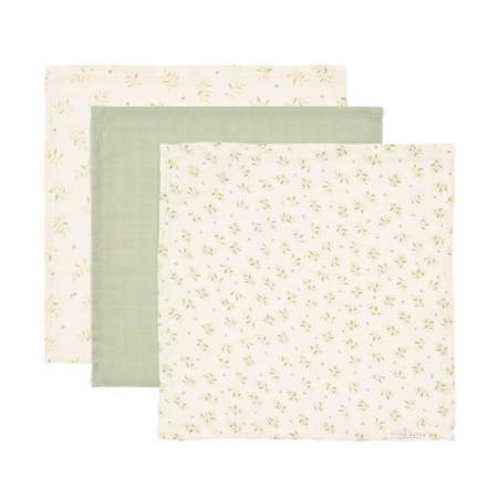 Slika Little Dutch® Komplet krpic za obraz Blueberry Leaves/Sage 25x25