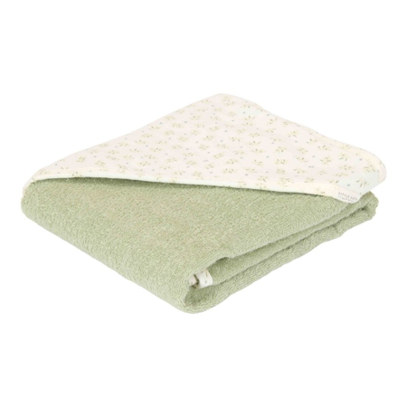 Little Dutch® Hooded towel Blueberry Leaves 75x75