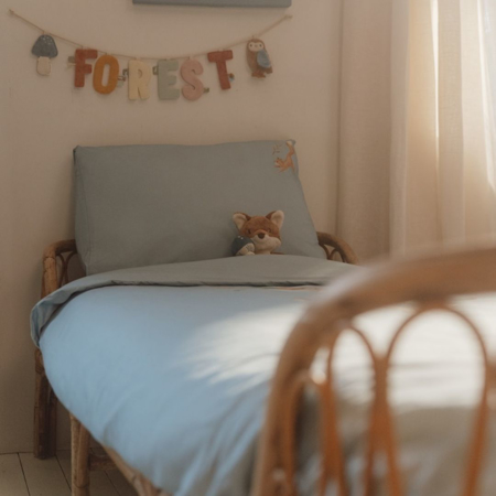 Little Dutch® Otroška posteljnina Denim Blue 140x100