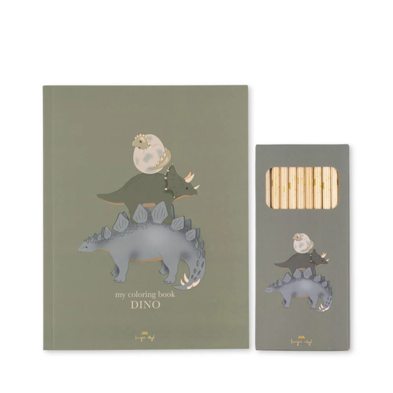 Konges Sløjd® Pobarvanka z voščenkami Dino