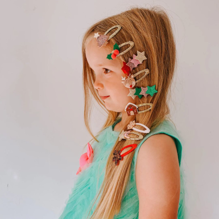 Rockahula® Sponke za lase Jolly Glitter Star