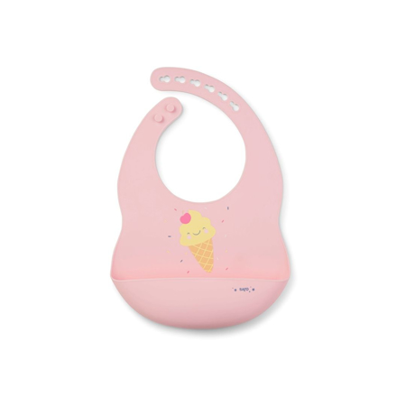 Slika Saro Baby® Silikonski slinček Ice Cream