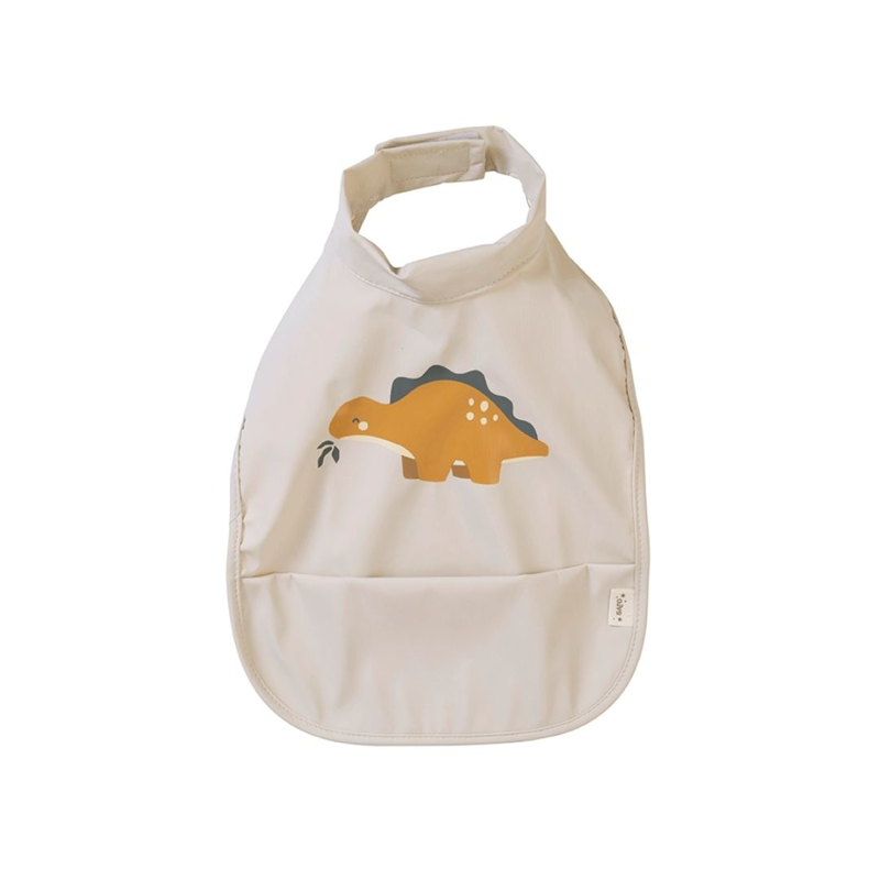 Saro Baby® Nepremočljivi slinček Dinos Sand