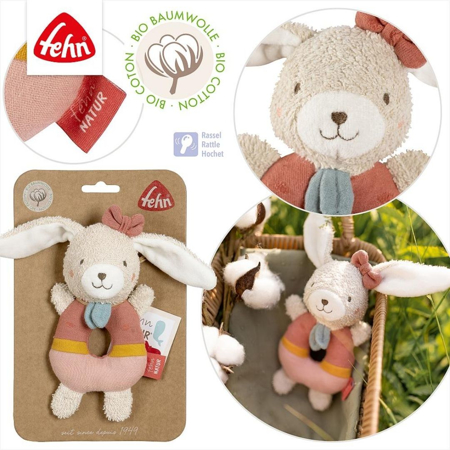 Fehn® Ropotuljica zajček Natur