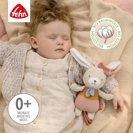 Fehn® Glasbena obešanka Zajček Natur