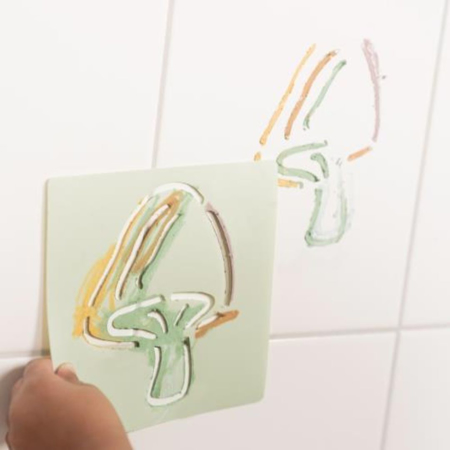 Immagine di Little Dutch® Pastelli da bagno con spugna e stencil