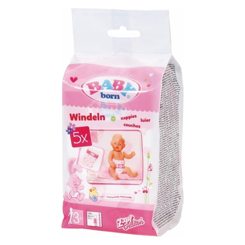 Baby Born® Pleničke za dojenčka 5 kos