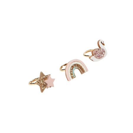 Immagine di Rockahula® Set anelli Enchanted Rainbow And Swan