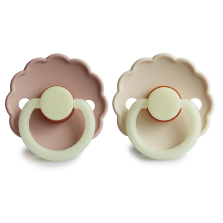 Slika za Frigg® Duda od kaučuka Daisy Blush/Cream Night
