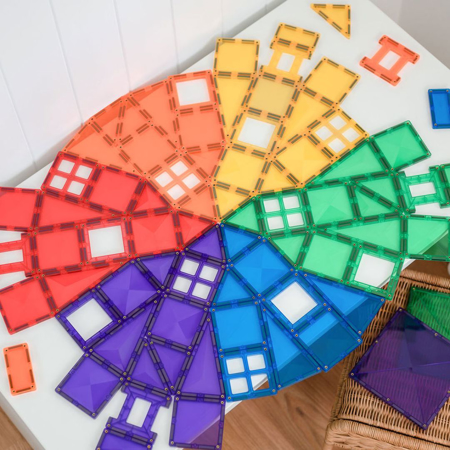 Connetix® Magnetne ploščice Rainbow Creative Pack 102-delni
