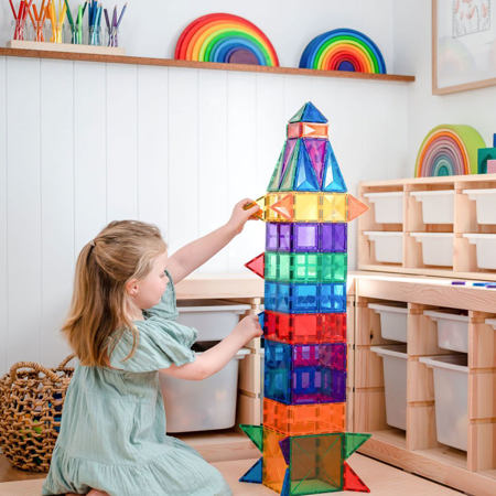 Connetix® Magnetne ploščice Rainbow Creative Pack 102-delni
