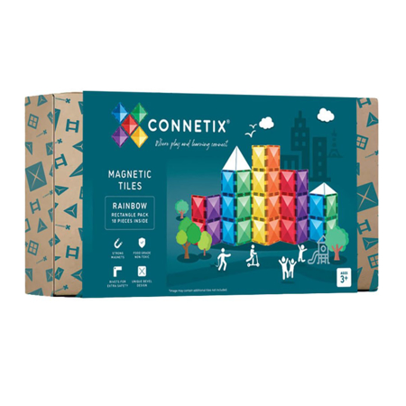 Slika Connetix® Magnetne ploščice Rainbow Rectangle Pack 18-delni