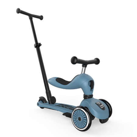 Scoot & Ride® Dječji poganjalac i skiro Highwaykick 1 Push and Go Steel