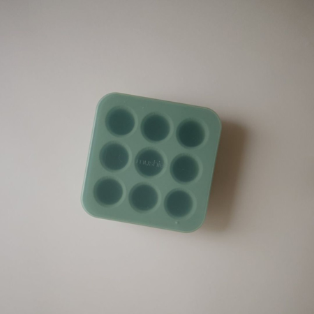 Mushie® Silikonski modelčki za zamrzovalnik​ Cambridge Blue