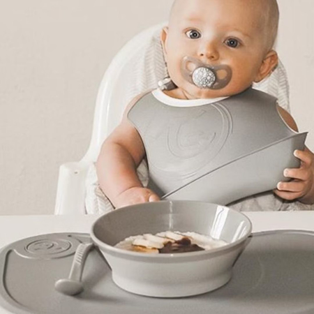 Twistshake® Žlička 3 kos (6+m) Pastel Grey
