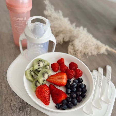 Picture of Twistshake® Infant Feeding Spoon 3 pcs (6+m) White