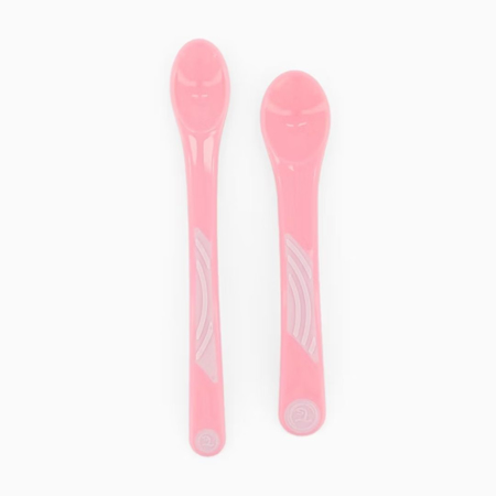 Twistshake® Žlička 2 kos (6+m) Pastel Pink