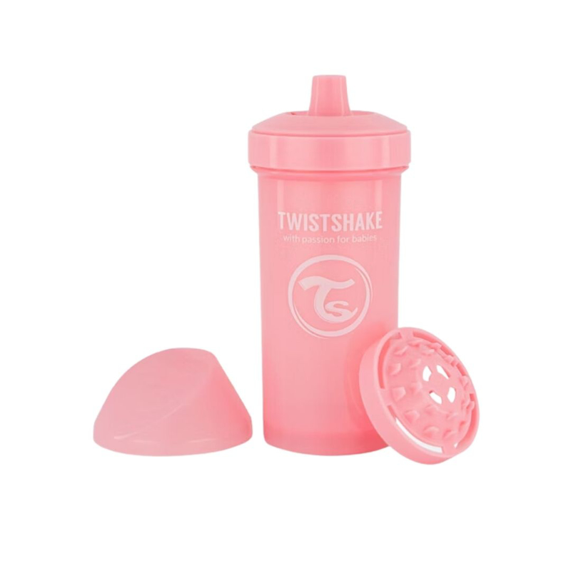 Slika za  Twistshake® Šalica Kid Cup 360ml (12+) Pastel Pink