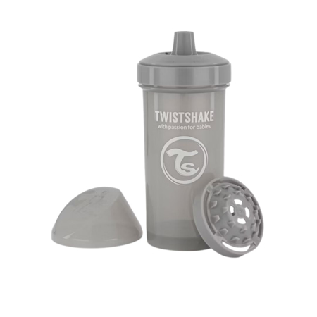 Slika za  Twistshake® Šalica Kid Cup 360ml (12+) Pastel Grey