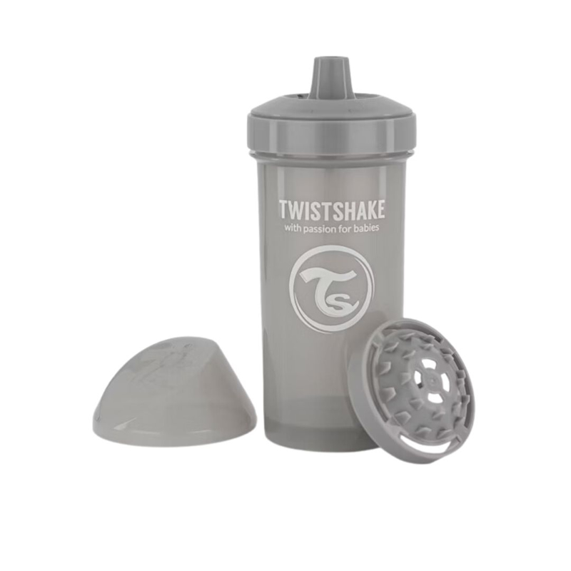 Twistshake® Lonček Kid Cup 360ml (12+m) Pastel Grey
