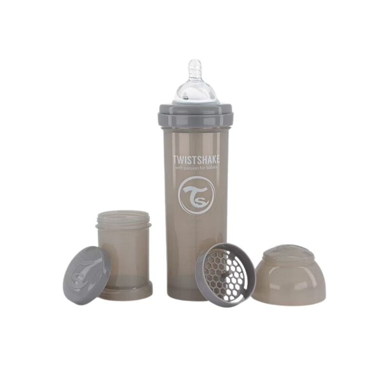 Twistshake® Steklenička Anti-Colic 330ml Pastel Grey