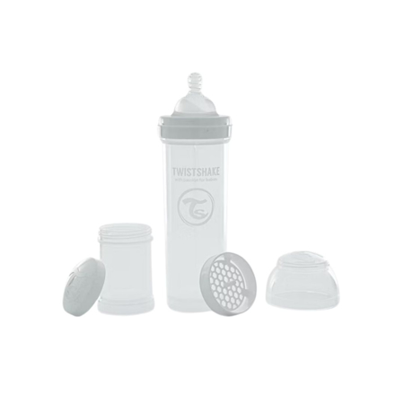 Slika Twistshake® Steklenička Anti-Colic 330ml White