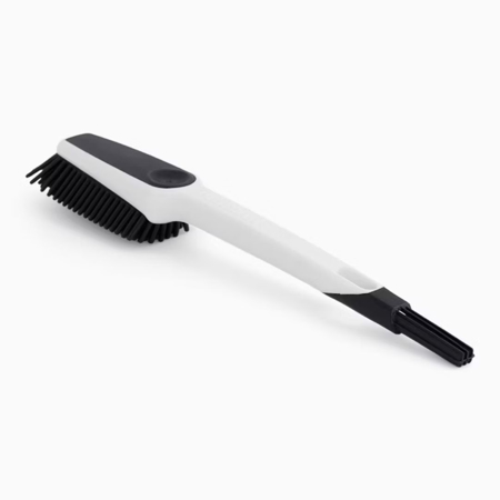 Twistshake® Silikonska krtačka za čiščenje Black White